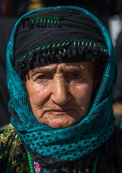 Elderly Kurdish Women During Ashura Celebration, The Day Of The Death Of Imam Hussein, Kurdistan Province, Bijar, Iran