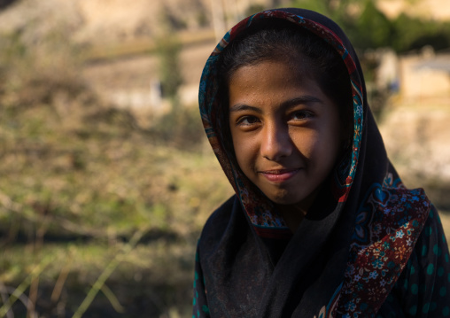 Turkmen Girl With Traditional Clothing, Golestan Province, Karim Ishan, Iran