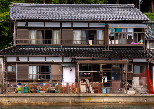 Funaya fishermen houses, Kyoto prefecture, Ine, Japan