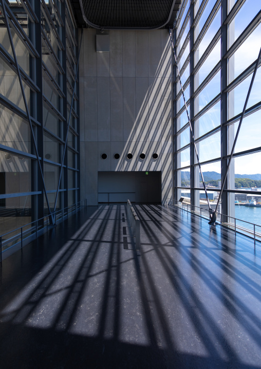 Naka waste incineration plant by architect Yoshio Taniguchi and associates, Chugoku region, Hiroshima, Japan