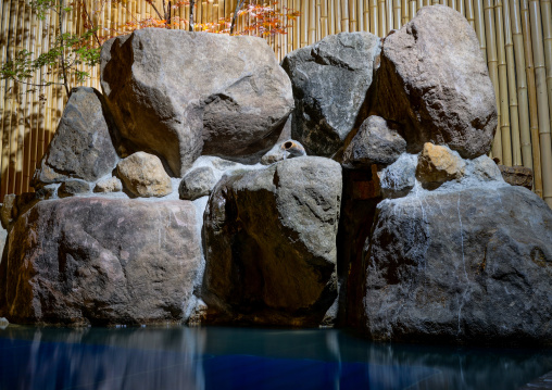 Takefue ryokan rock garden and onsen, Kumamoto Prefecture, Minamioguni-machi, Japan