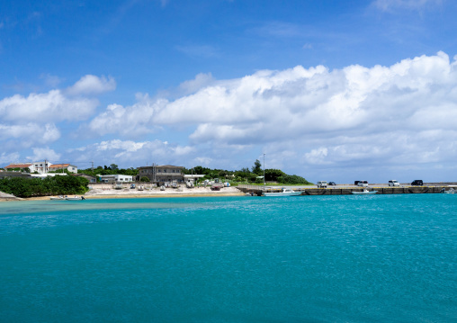 Turquoise water in the harbour, Yaeyama Islands, Ishigaki-jima, Japan