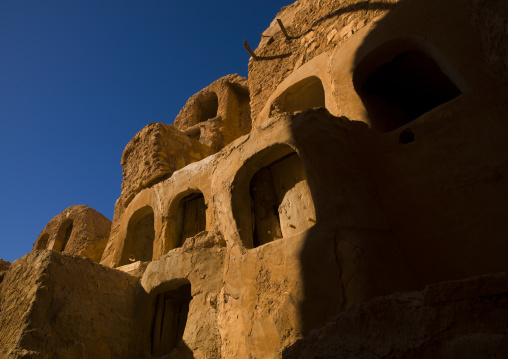 Granaries in the old ksar, Tripolitania, Nalut, Libya