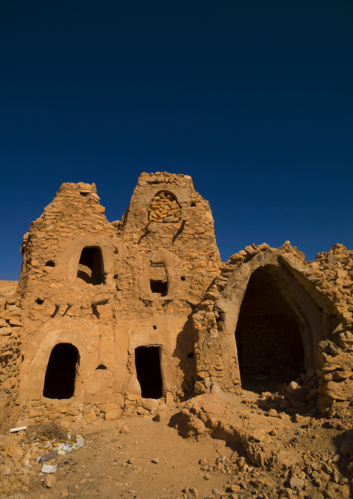 Granaries in the old ksar, Tripolitania, Nalut, Libya