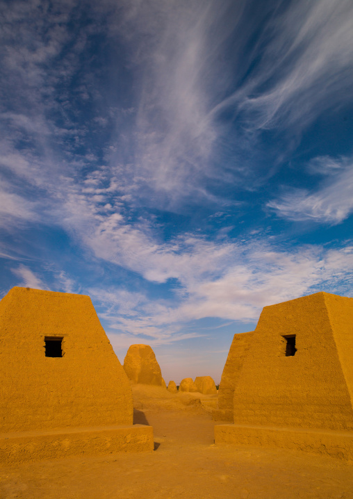 Garamantian burial tombs and pyramids, Fezzan, Germa, Libya