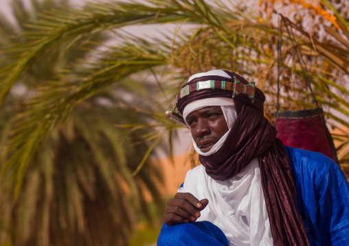 Portrait of a tuareg man, Fezzan, Umm al-Maa, Libya