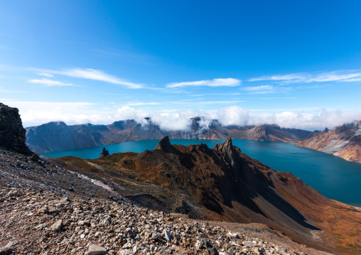 Mount Paektu and its crater lake, Ryanggang Province, Mount Paektu, North Korea