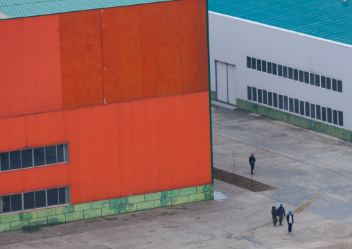 Warehouse in the harbour, South Pyongan Province, Nampo, North Korea