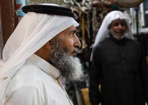 Saudi men wearing shemaghs, Najran Province, Najran, Saudi Arabia