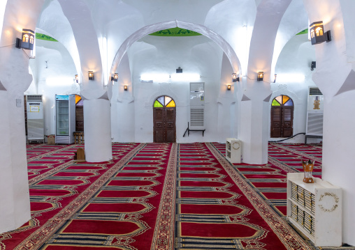 Al Nadji mosque pillars, Red Sea, Farasan, Saudi Arabia