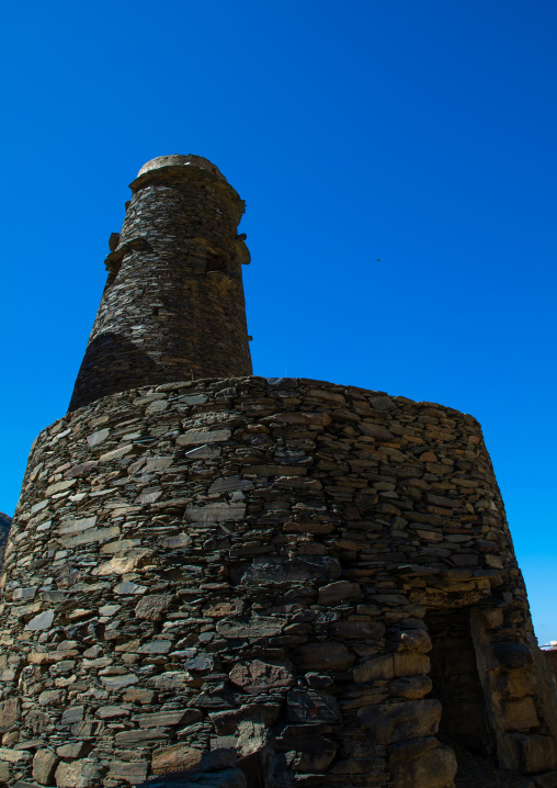 Traditional stone watchtowers, Jizan Province, Addayer, Saudi Arabia