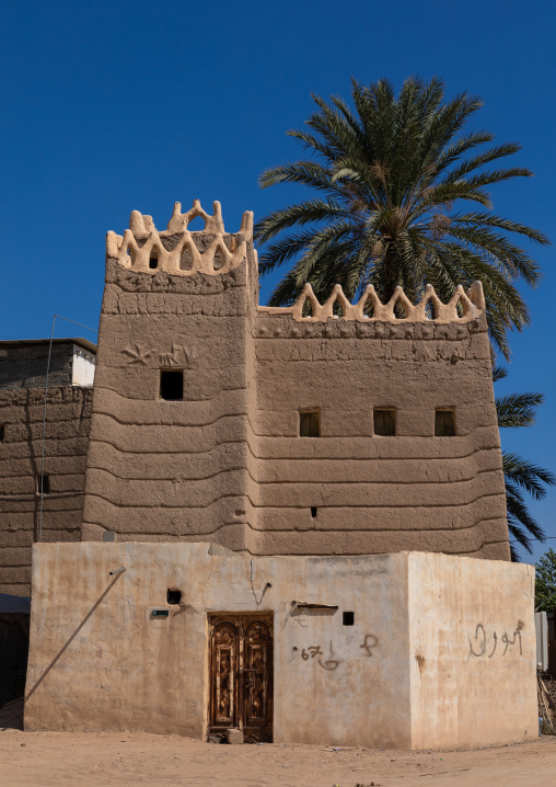 Traditional old mud hous, Najran Province, Najran, Saudi Arabia