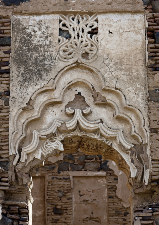 Idriss palace gypsum decoration, Jizan Province, Jizan, Saudi Arabia