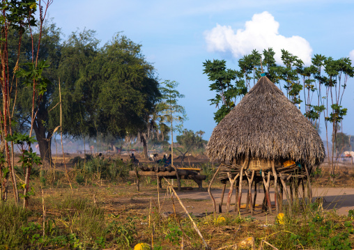 Traditional Mundari tribe village, Central Equatoria, Terekeka, South Sudan