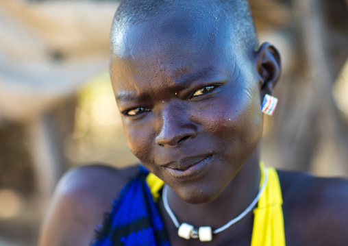 Portrait of a Mundari tribe woman, Central Equatoria, Terekeka, South Sudan