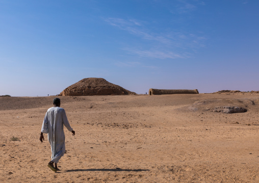 Pyramid in the  the royal cemetery, Northern State, El-Kurru, Sudan