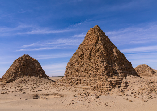 Royal pyramids of nubian kings, Northern State, Nuri, Sudan