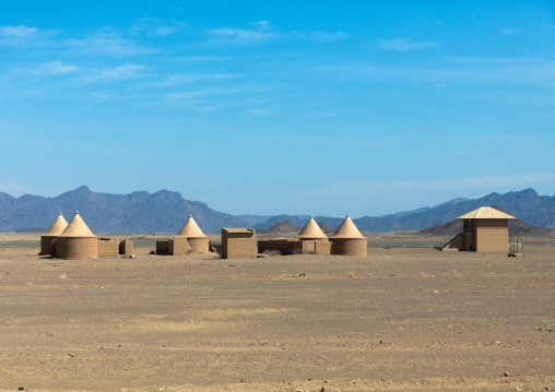 Houses built by english for the train station workers during colonial times, Kassala State, Kassala, Sudan