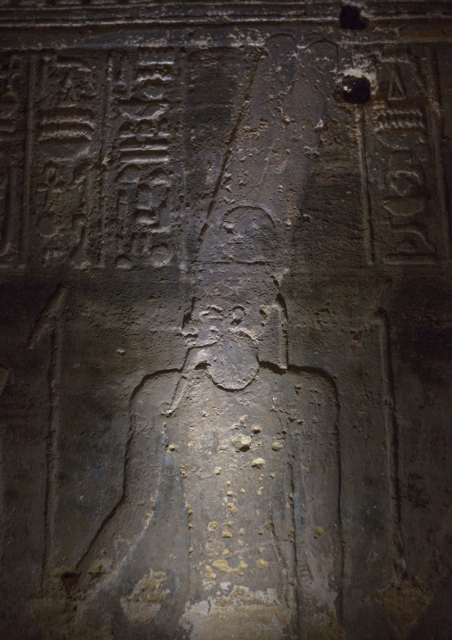 Sudan, Northern Province, Karima, mammisi chapel of the temple of amun at the foot of jebel barkal