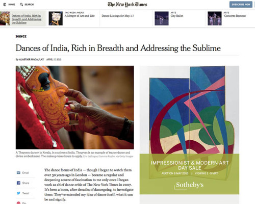The New York Times - Theyyam